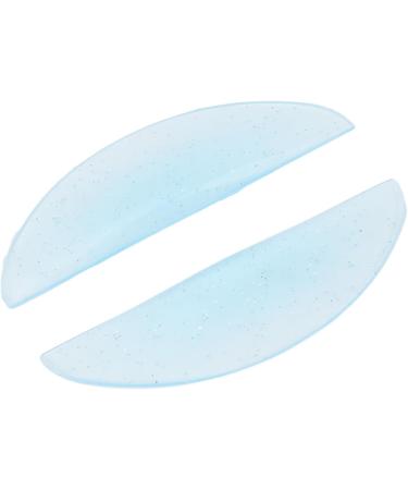 Silicone Eyelash Perming Pads Soft Reusable Lash Curling Blue Glitter for Different Lash Lengths Individual Use or Beauty Salons (M) - Buy Online on GoSupps.com