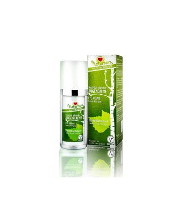 Naturherz of course streamlining eye cream for sensitive skin vegan natural cosmetics without additives no fillers day cream & anti -aging moisturizer against wrinkles 30ml made in Germany
