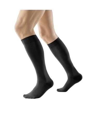 Bauerfeind VenoTrain Business AD CCL1 foot long compression stockings XL plus black long