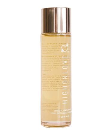 High on Love Sensual Massage Oil - Champagne/Strawberry 1 Pack (1 x 286 g)