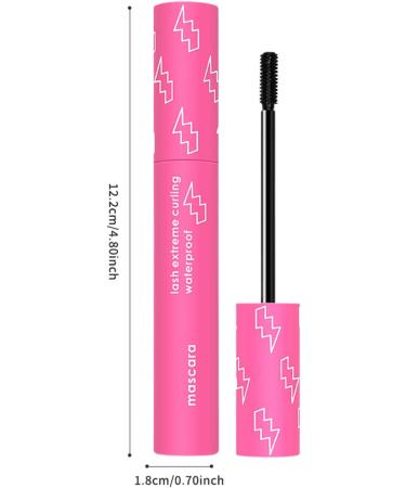  Mimoqk Volumizing Mascara Curling Mascara Waterproof Makeup Long Lasting Formula Lengthening Effect Black Shade Enhancing Natural Look for Women and Girls Daily Use - Buy Online on GoSupps.com