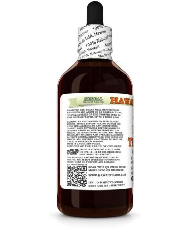 Milk Thistle (Silybum marianum) Dry Seed Glycerite Made in Hawaii Organic Raw Materials All Natural Vegan Lab Tested Alcohol-Free Liquid Extract - 4 fl.oz 4 Fl Oz (Pack of 1) - Buy Online on GoSupps.com