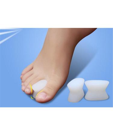Boowhol Toe Spreader Hallux Valgus Corrector - Silicone Toe Separators for Two Toes - Comfort & Pain Relief - Buy Online on GoSupps.com