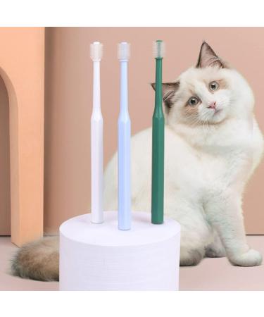 CIYODO 2pcs 360 Cleaning Degree Portable Brush Puppy Oral Household Dog Tooth Pet Kitten Comfortable Cat - Buy Online on GoSupps.com