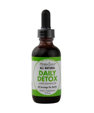 HerbaSway Daily Detox Liver Enhancer 2 Fluid Ounce (Pack of 3)