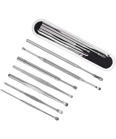 FRCOLOR 21 Pcs Ear Wax Removal Tool Set - Ear Wax Cleaner & Picker Silver 12cm - Ear Care Supplies for Efficient Cleaning - Buy Online on GoSupps.com