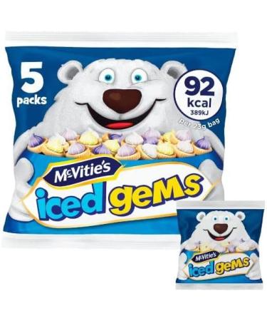 Iced Gems Mini Biscuits x15 Mini Bags (within x3 larger bags) - Buy Online on GoSupps.com