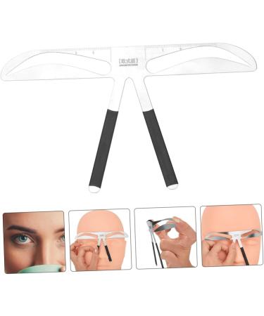 Housoutil 2pcs Embroidery Eyebrow Ruler Accessories Make up Girl 14.5x8.4cmx2pcs Silverx2pcs - Buy Online on GoSupps.com