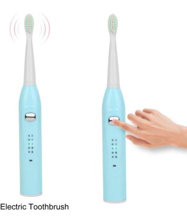 GOTOTOP Adult Electric Toothbrush | Soft Waterproof Rechargeable with 4 Brush Heads - Lake Green - Buy Online on GoSupps.com