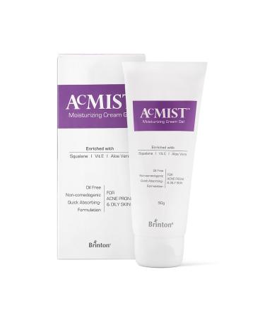 AcMist Moisturizing Cream Gel for Acne Prone and Oily Skin Skin Cream Moisture Cream Moisturizing Cream Dry Skin Cream Skin Care Cream 50 g