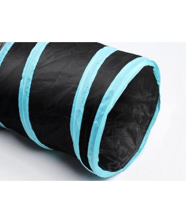 Webeasy Cat Tunnel 3-Ways Collapsible Cat Toy Tunnel Tube 25 cm high Cat Interactive Toy for Indoor Cats Extended Game Tunnel for Cats Puppies Kittens Rabbits Dogs(Light Blue) Lighte Blue - Buy Online on GoSupps.com