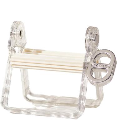 Toothpaste Holder Dispenser - Multipurpose Toothpaste Squeezer No Drilling | Dispenser Tool Strong and Sturdy for Hand Cream Makeup Remover Tosier White - Buy Online on GoSupps.com