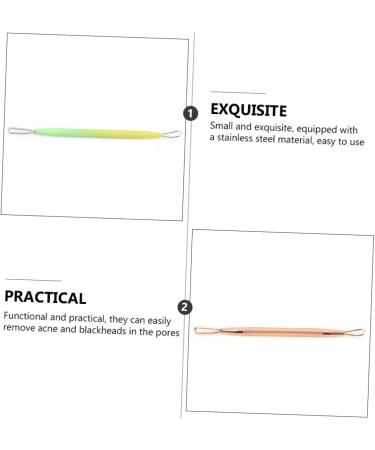 FRCOLOR 7pcs Double-headed Extrusion Ring Pimple Extraction Tool Whitehead Removers Comedone Extractors - Buy Online on GoSupps.com