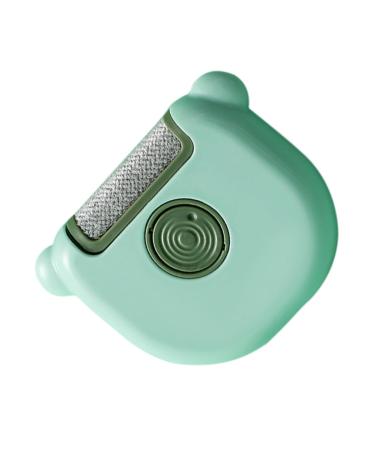 Doitool sticker Portable lint rolling roller lint rolls made of plastic fur remover for pets sweater razor lint razor hair off fluffy rotating clothes brush green 8.5x8.5x3cm