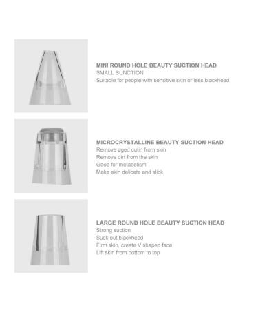 Professional Blackhead Remover - Blackening Distance Electric Pore Cleaner with 6 Suction Heads for Home & Travel - Buy Online on GoSupps.com