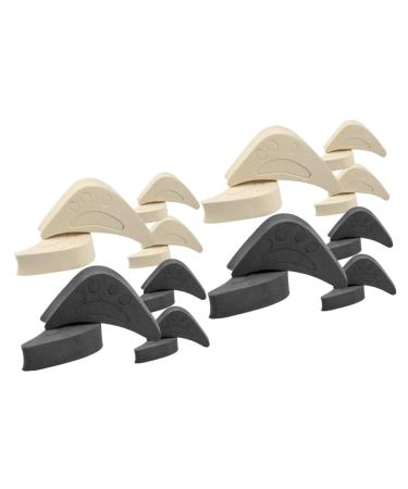 12 Pairs Toe Plug Adjustment Pad Shoe Head Cushion Shoe Filler Toe Filler Inserts Shoes Too Big Inserts High Heel Shoes Front Filler High Heel Toes Plug Shoe Too Big Inserts