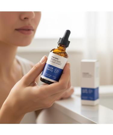 soul sanity Moisturizing facial serum with hyaluronic acid vitamins C and E - Buy Online on GoSupps.com