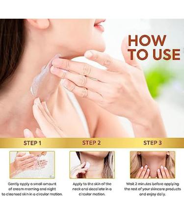Neck Firming and Lifting Cream | Age-Defying Neck Cream | Smooth Even Skin Tone | Supports Skin Elasticity | Hydration Firms and Contours | Neck and Chest Care |for dark spots|All Skin Types -1.7fl.oz - Buy Online on GoSupps.com