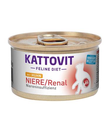 Kattovit Feline Diet Kidney/Renal Chicken 85 g - 12 pieces