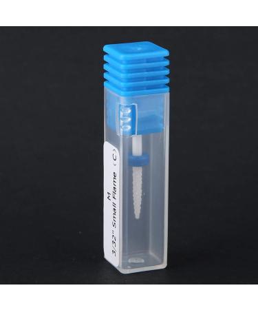 Nail Drill Bit Ceramic Cylinder Shape Grinding Head with Display Base - White 01 - Buy Online on GoSupps.com