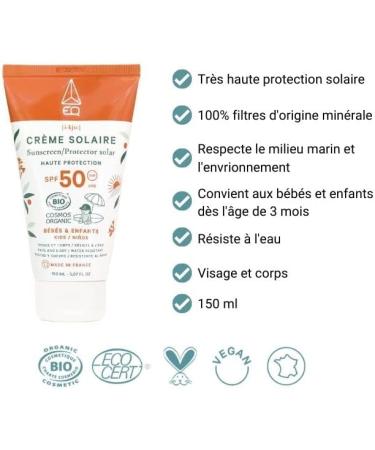 Baby and Kids Sun Cream SPF50 - Buy Online on GoSupps.com