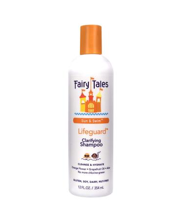 Fairy Tales Swim Shampoo for Kids - 12 oz | Made with Natural Ingredients in the USA | Chlorine Removal Swimmer Shampoo for Kids | No Parabens, Sulfates, or Synthetic dyes Lifeguard Shampoo 12 Fl Oz (Pack of 1)