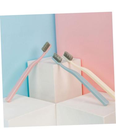 Ultechnovo 6ST Eco-Friendly Stiff Brush Toothbrushes | Sustainable Dental Care Tools | Frosted Cleaning Brushes for Adults - Buy Online on GoSupps.com