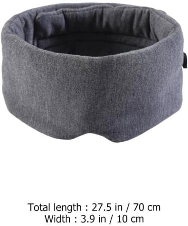 Beaupretty Kids Blindfold Sleep Mask - Comfortable Eye Cover for Travel Airplanes & Sleep - Grey Cotton Eye Mask (1 Count - Buy Online on GoSupps.com