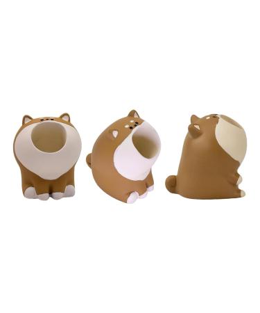 Animal Toothbrush Holder & Stand | Punch-Free Bathroom Organizer for Brushes & Razors - Buy Online on GoSupps.com