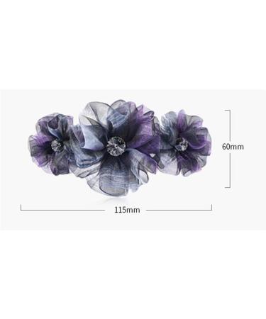 WONDER ME Flower Spring Clip Ponytail Cross Hair Accessory - E Size 60*115cm - Buy Online on GoSupps.com