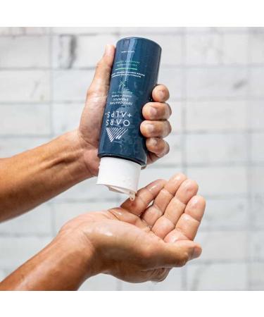 Oars + Alps Men's Sulfate Free Hair Shampoo - Alpine Tea Tree Infused - 12 Fl Oz - Buy Online on GoSupps.com