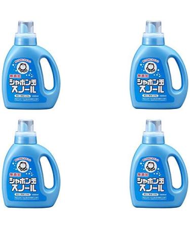 (Bulk purchase) Soap bubbles Liquid detergent for clothing Sunol body 1000 ml ( 4)