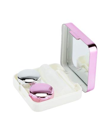 Contact Lens Box Set - Cute Reflective Cover Travel Kit Case (Rose Red) | International Shipping - Buy Online on GoSupps.com