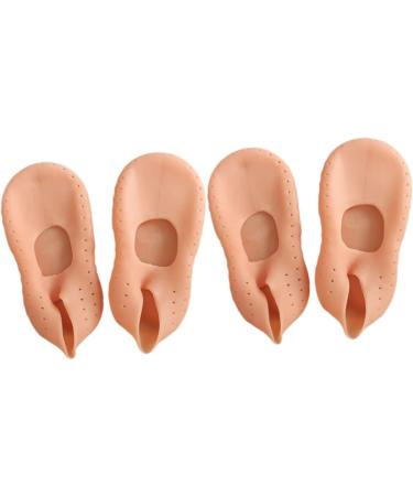 Healeved 6 Pairs Sebs Socks Silicone Heel Protector Shoe Inserts for Heels High Heel Toe Pads Moisturising Gel Socks Moisturizing Socks Plantar Inserts Beach Socks Invisible Anti Slip Socks - Buy Online on GoSupps.com