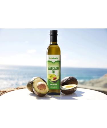 500ML Cold Pressed Avocado Oil - Keto and Diet Friendly Cooking Oil for High-Heat Cooking, Frying, Baking - Buy Online on GoSupps.com