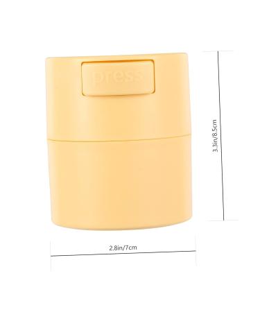 Balacoo Eyelash Glue Jar - Portable Lash Extension Tool Sealed Hard Plastic Makeup Container - 8.5x7cm - Perfect for Eyelash Extensions - Buy Online on GoSupps.com