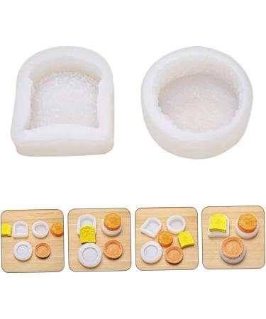 MAGICLULU 4 Pcs Cake Mold Chocolate Making Ice Ball Mold Soap Candle Silicone Mould Egg Tart Silicone Muffin Molds Chocolate Molds Mini Soaps Aroma Household Silica Gel White Accessories Whitex2pcs 9X8X2.6CMx2pcs - Buy Online on GoSupps.com