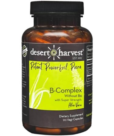 Desert Harvest B-Complex - Without B6 90 Capsules