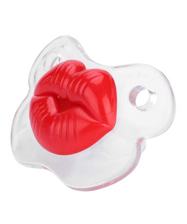 Funny Football Style Baby Pacifier | Soft Silicone Newborn Pacifier in Scarlet Red - Perfect for Small Children - Buy Online on GoSupps.com