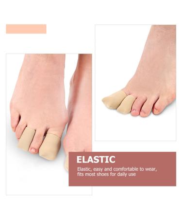2 Pairs Black Silicone Toe Protectors for Pain Relief and Ingrown Toenails - Breathable Comfort with Skin-friendly Lining - Toe Spacers and Separators for Camel Toe and Loss Protection - Buy Online on GoSupps.com