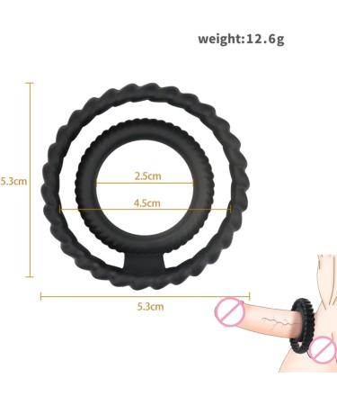 DYNLAB Soft Silicone Ring for Men - Stress Relieving Sex Toy | Perfect Gift for Happy Couples - International Shipping - Buy Online on GoSupps.com