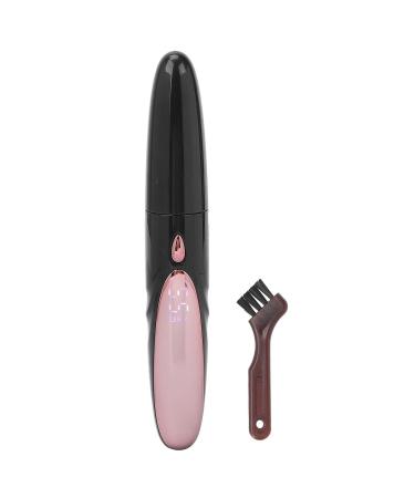 Verdant Touch Portable Electric Eyelash Curler Heated Electric Eyelash Curler Rechargeable Portable Silicone Brush Head for Women Black