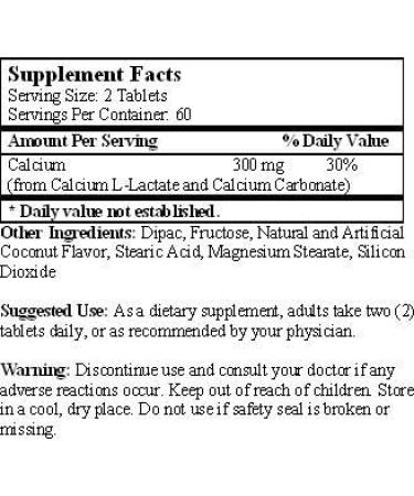 Nu-Health BioCalcium L-Lactate - 120 Capsules | Essential Calcium Supplement - Buy Online on GoSupps.com