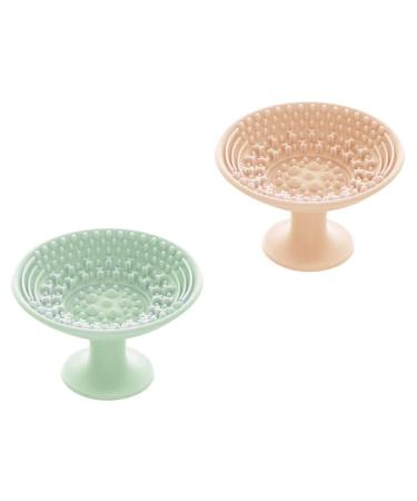 Beaupretty 2Pcs Silicone Makeup Brush Mat - Portable Cosmetic Brush Pad for Easy Cleaning | International Shipping Available - Buy Online on GoSupps.com