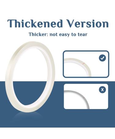 Clear Waterproof Floral Tape 1/4 inch - 2 Rolls for Floral Arrangements & Crafts - Buy Online on GoSupps.com
