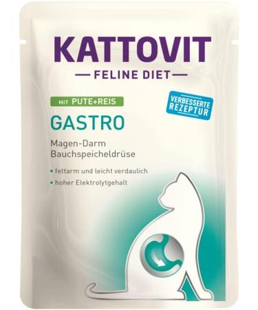 Kattovit Feline Diet Gastro Bundle 20x85g - Special Wet Food for Cats with Gastrointestinal Issues - 4 Varieties Available - Buy Online on GoSupps.com