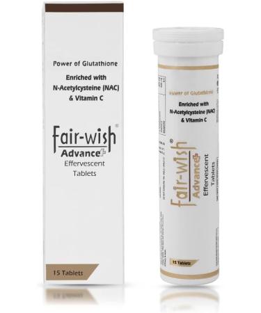 Advance Plus L Glutathione with N-Acetylcysteine Effervescent Tablets and Fair Wish Glutathione Cream for Glowing & Fair Skin - Buy Online on GoSupps.com