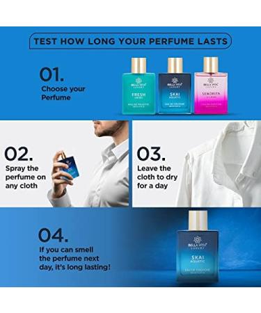 prime craft Luxury Skai Aquatic Eau De Cologne Unisex Perfume for Men & Women with Bergamot Pink Pepper |Long Lasting Aqua EDC Fragrance Scent 100 Ml - Buy Online on GoSupps.com