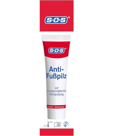 SOS Anti-Foot Mushroom Gel - 6x30ml | Gentle & Effective Treatment for Foot Fungus Wound Healing & Infection Protection - Buy Online on GoSupps.com