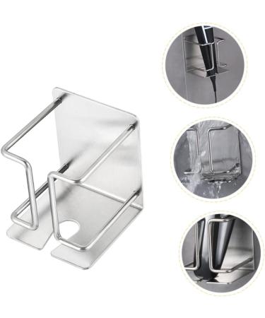Beaupretty Stainless Steel Razor Wall Holder - Durable Electric Shaver & Toothpaste Organizer - 2-Pack Inox Wall Bracket - Buy Online on GoSupps.com